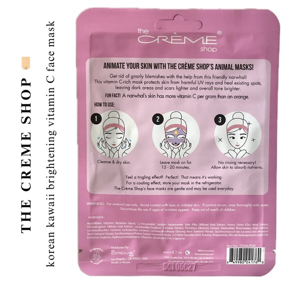 🏷️ the creme shop kawaii Norwhol brightening vitamin C face mask for blemishes - Picture 4 of 10